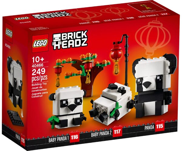 

Конструктор LEGO Brick Headz Панды на китайский Новый год (40466)