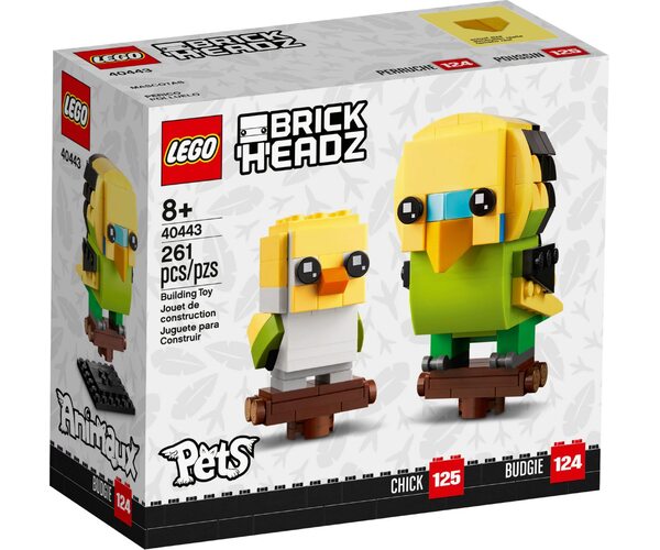 

Конструктор LEGO Brick Headz Волнистый попугайчик (40443)