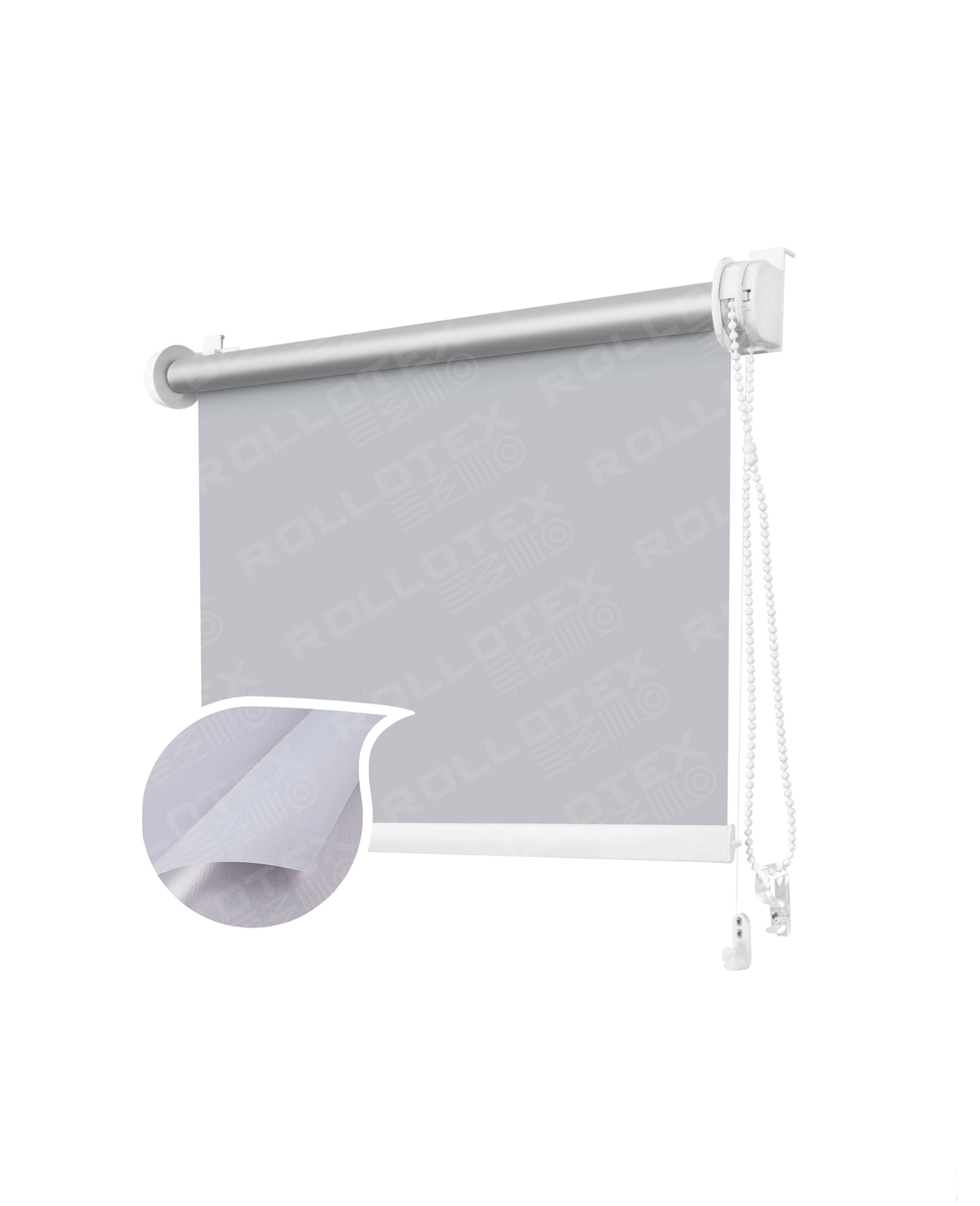 

Ролета тканевая ROLLOTEX Termo B.O. Mini 39х150 см 054 Silver