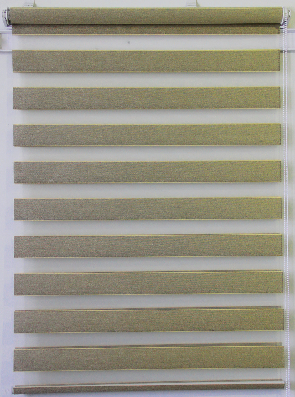 

Рулонная штора Miranda День-ночь ВН-113-4 блэкаут 130*130 см Малахит