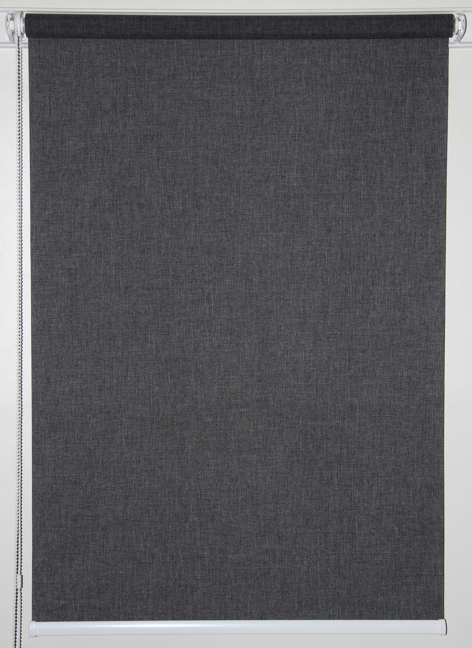 

Рулонная штора Miranda Джинс 117,5*150 см Чёрный Н-738