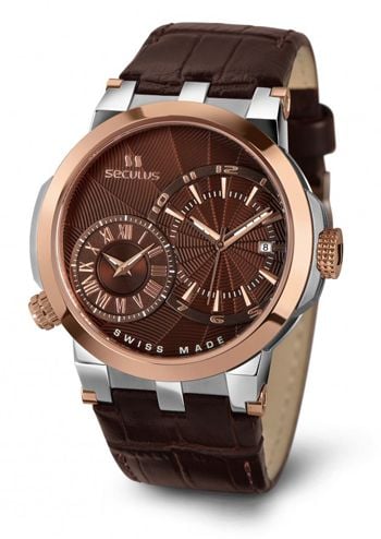 

Мужские наручные часы Seculus 4511.5.775/751 brown, ss-r, brown leather