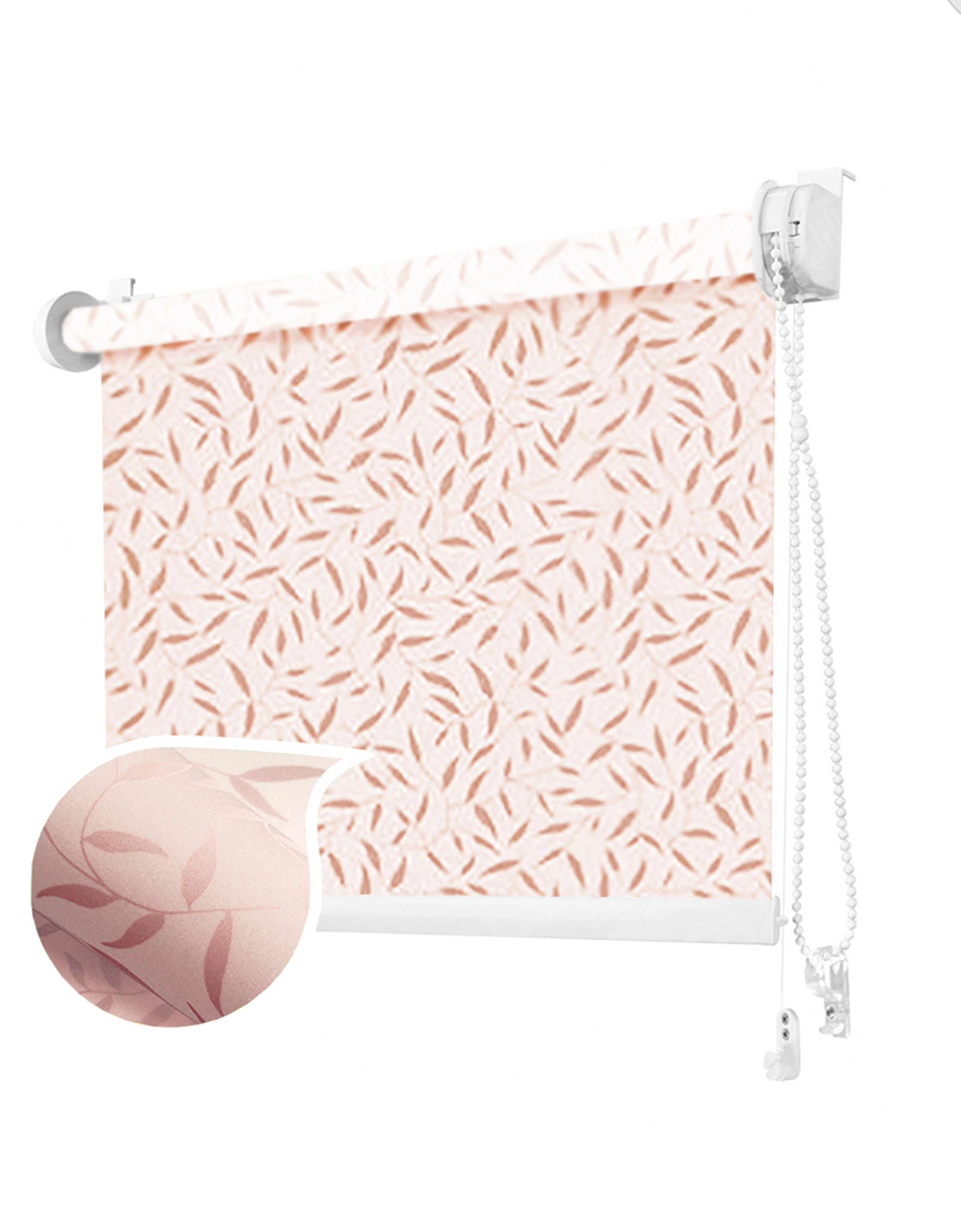 

Ролета тканевая ROLLOTEX Batik Mini 51х150 см Pink