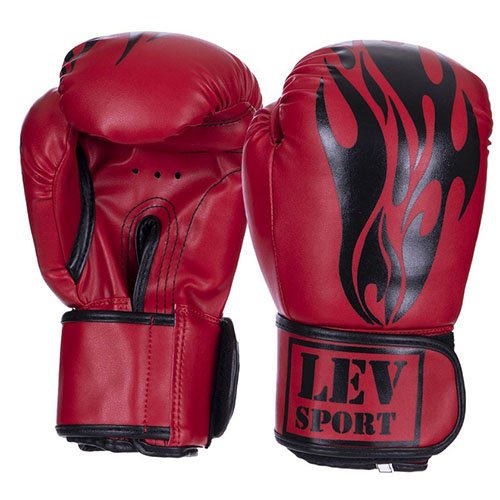 

Перчатки боксерские Класс LV-2958 Lev Sport 10oz Красный (37423032)