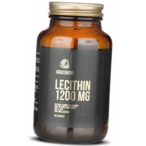 

Лецитин соевый, Lecithin 1200, Grassberg 60капс (72515001)