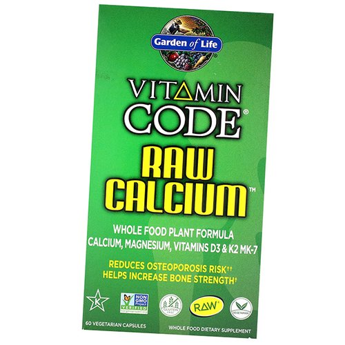 

Витамины для костей, Vitamin Code Raw Calcium, Garden of Life 60вегкапс (36473032)