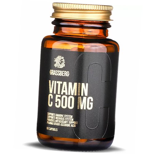 

Витамин С, Vitamin C 500, Grassberg 60капс (36515010)