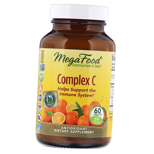 

Ежедневная поддержка здоровой иммунной системы, Complex C, Mega Food 60таб (36343036)