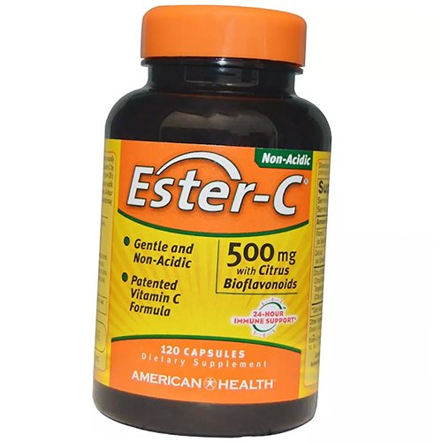 

Эстер С с Цитрусовыми Биофлавоноидами, Ester-C 500 with Citrus Bioflavonoids Caps, American Health 120капс (36471006)