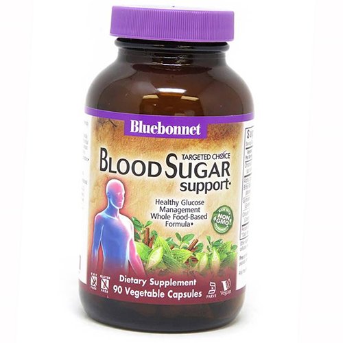 

Комплекс для нормализации сахара в крови, Blood Sugar Support, Bluebonnet Nutrition 60вегкапс (71393016)