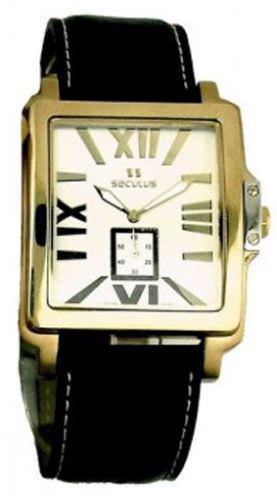 

Мужские наручные часы Seculus 4492.1.1069 stainless-gilt, pvd, black leather