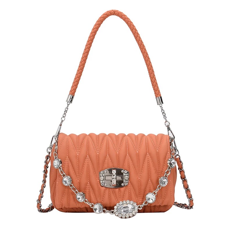 

Сумка женская messenger Orange diamond Berni Fashion Оранжевый