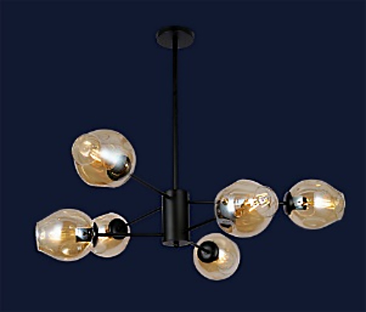 

Люстра Лофт Levistella 7526035-6 Bk+Br