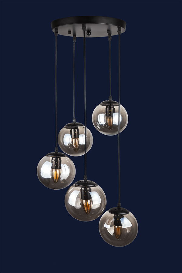 

Люстра Лофт Молекула Levistella 756Pr150F-5 Bk+Bk (300)
