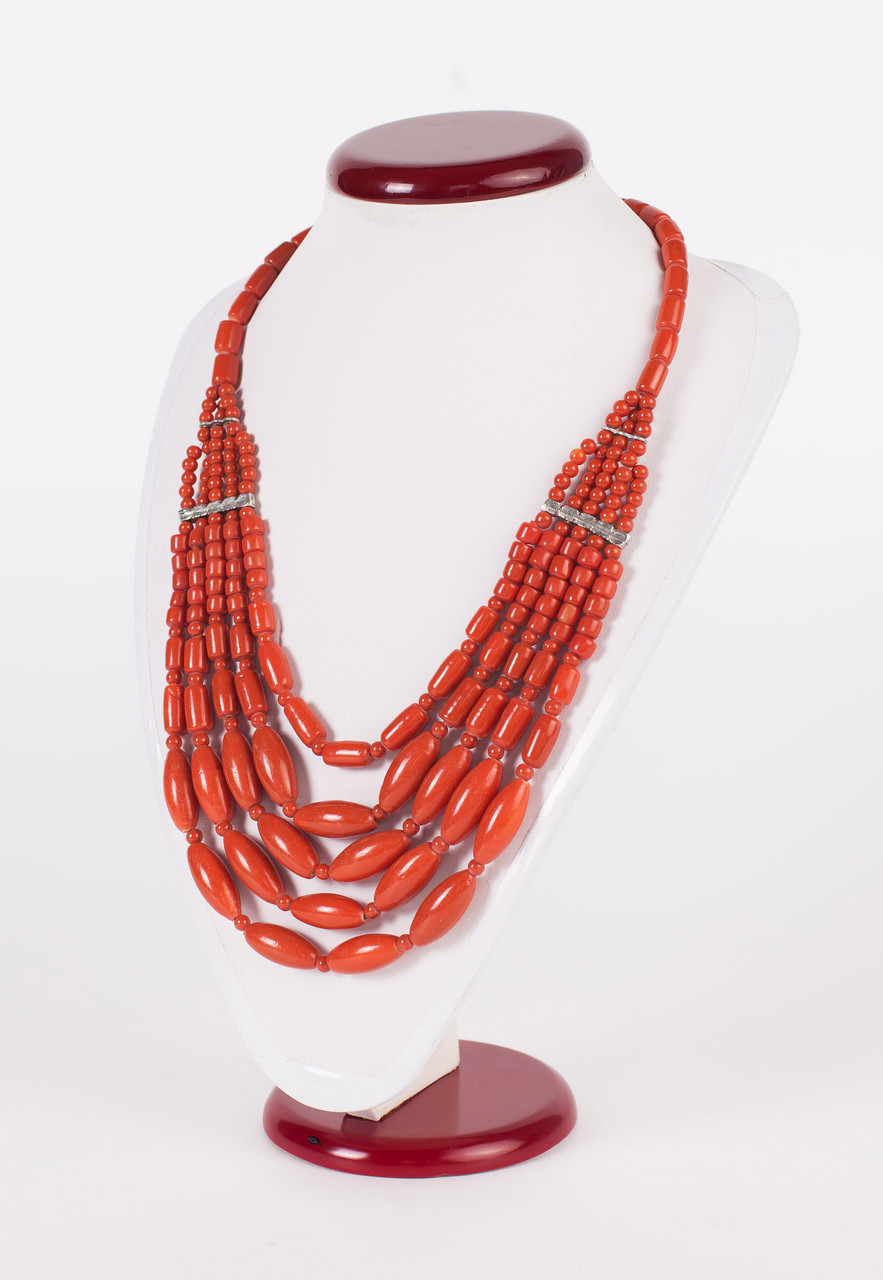 

Намисто Jimmy Lace Handicraft імітація коралів (№43)