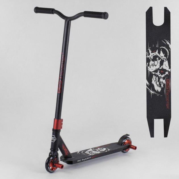 

Самокат трюковой Best Scooter 32947 HIC система пеги Красный