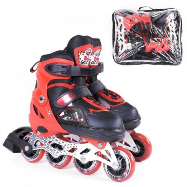 

Ролики с подсветкой Best Roller M красный (8017-М)