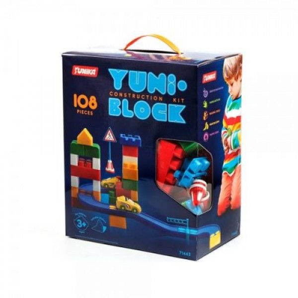 

Конструктор детский YUNI BLOCK 108 деталей Юника (1443)