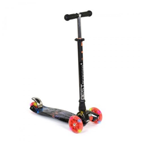

Самокат четырехколесный Best Scooter черный (24659/779-1308)
