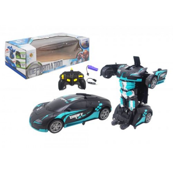 

Машина трансформер на радиоуправлении Deformation черно-синий Jia xun toys (688)