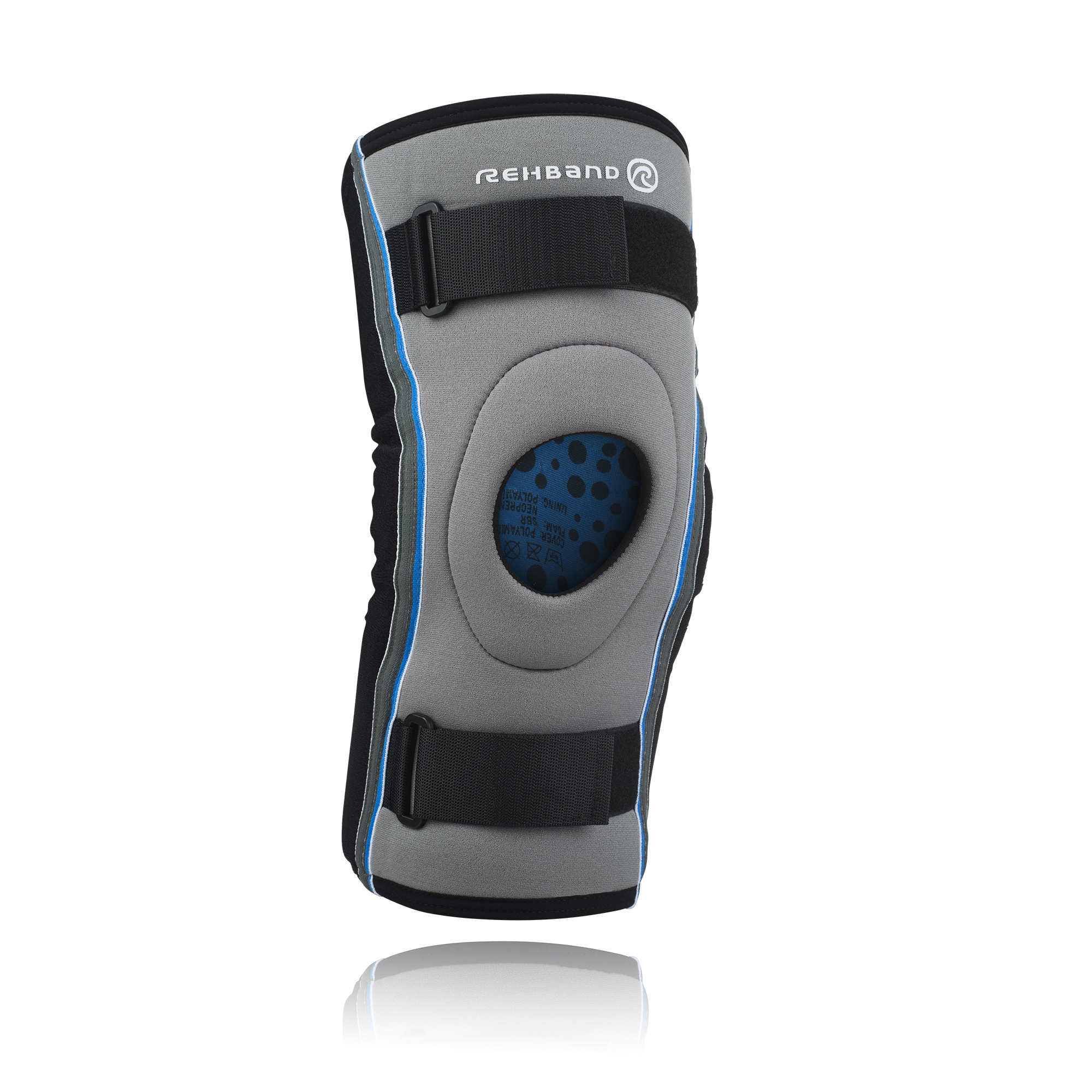 

Шарнирный наколенник Rehband 7 мм XS-XXL Серый (7783)