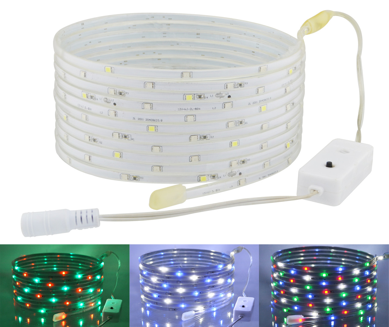 

Светодиодная лента гирлянда RGB 3528 5 метров (13895)