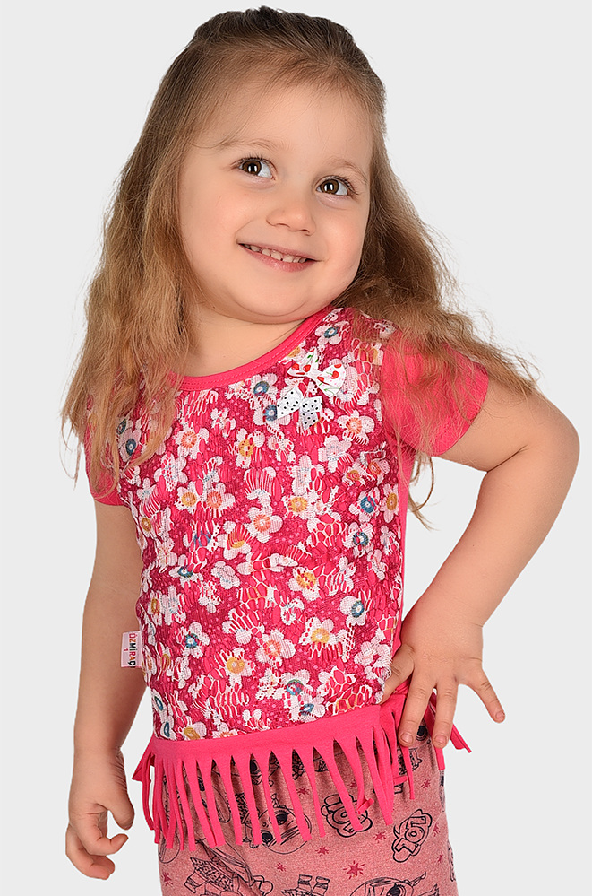 

Футболка Kiwi Kids 1140-1 86 см Малиновый