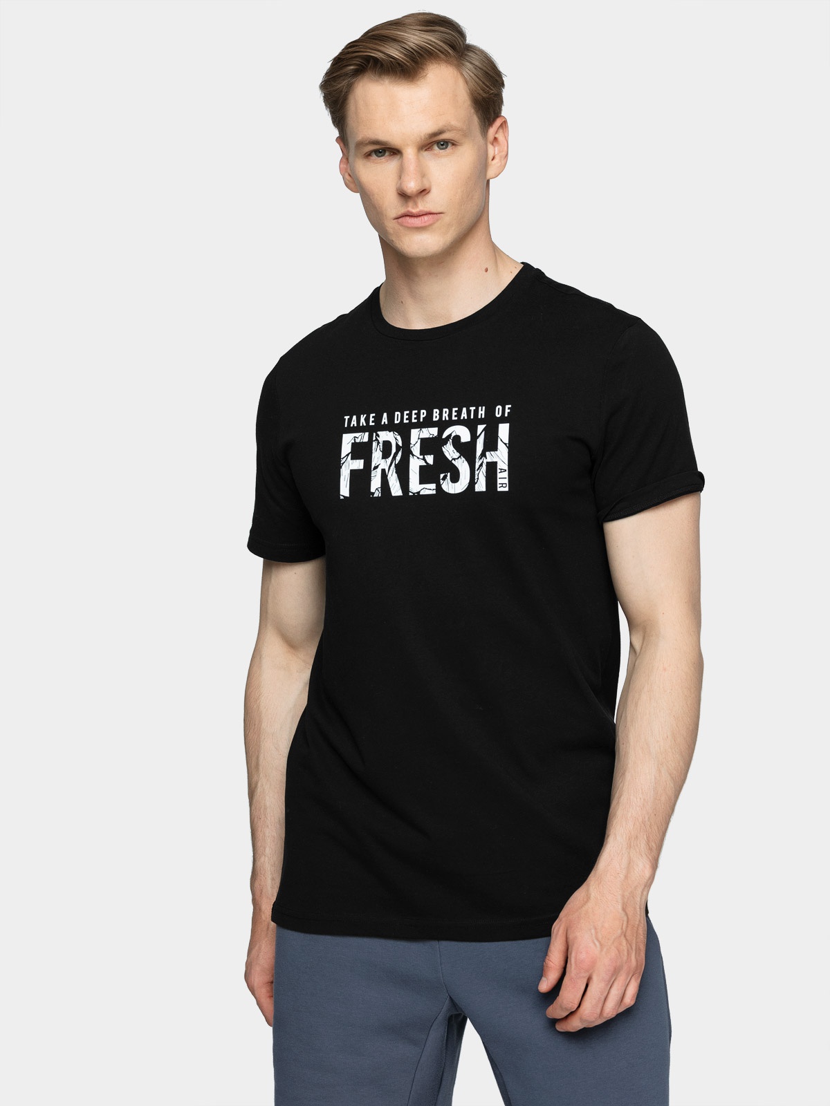 

Футболка Outhorn HOL21-TSM610 L Deep Black