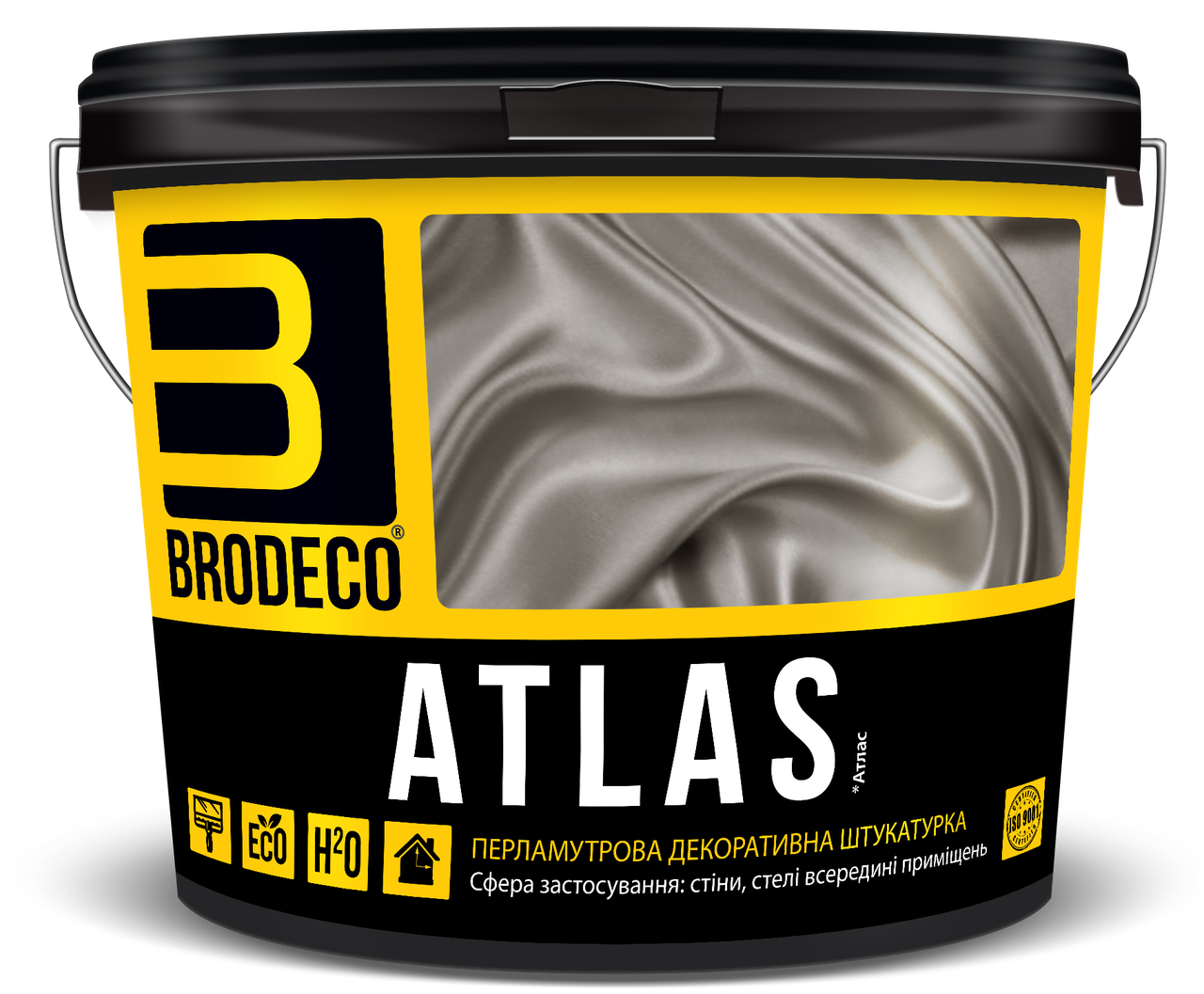 

Перламутровая штукатурка "Atlas" TM Brodeco 1л.