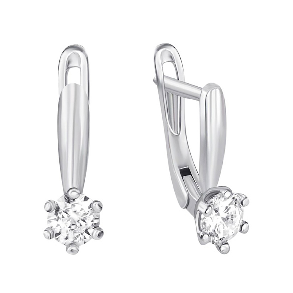

Серебряные серьги с цирконием SWAROVSKI 000039217