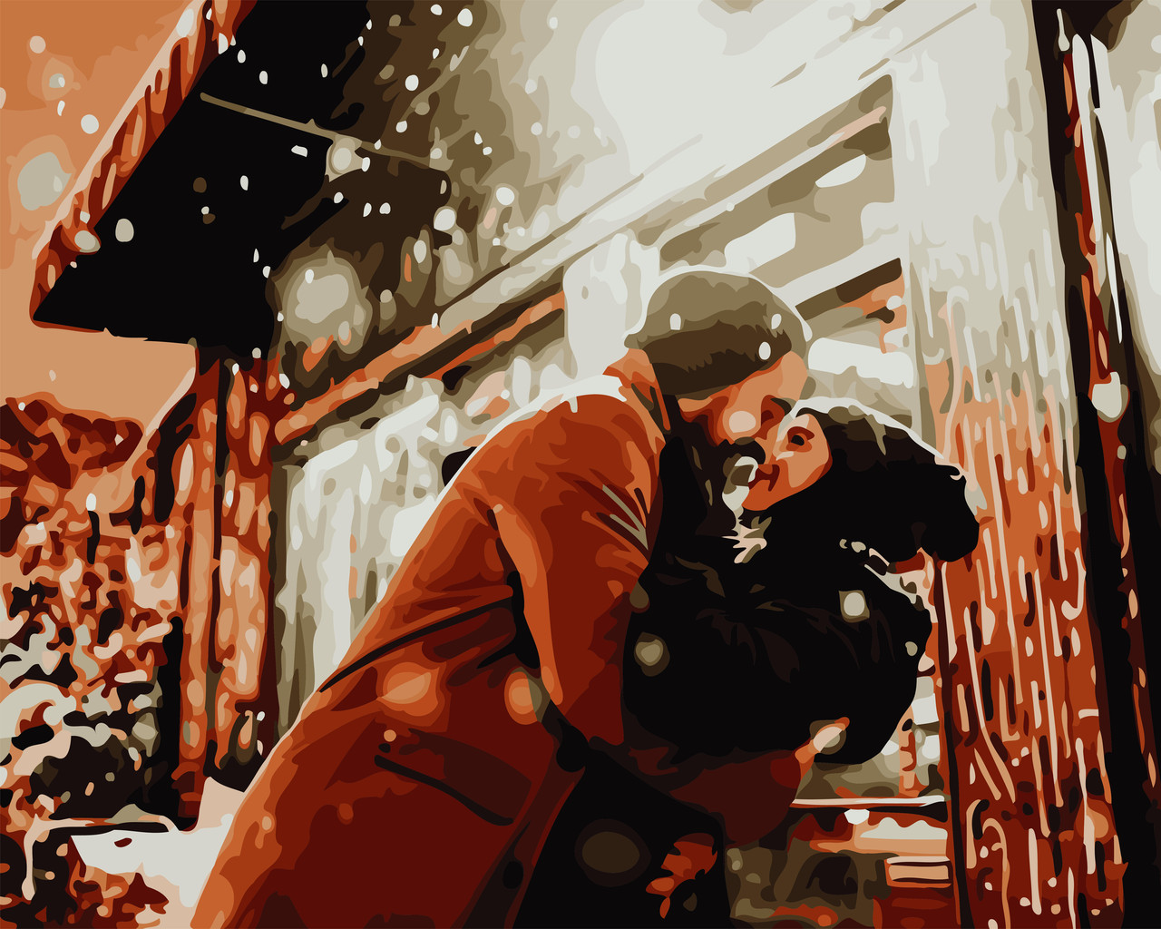 

Картина по номерам ArtStory "Зимнее свидание" 40*50см