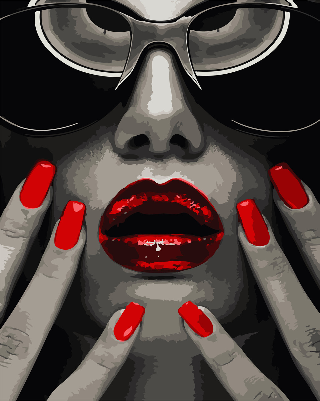 

Картина по номерам ArtStory "В красном цвете" 40*50см