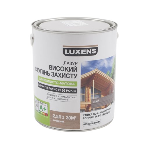 

Лазур акрилова Luxens сіра 2,5 л 11709761