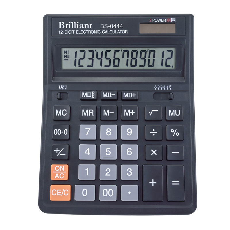 

Калькулятор Brilliant BS-0444 12 разрядов (BS0444)