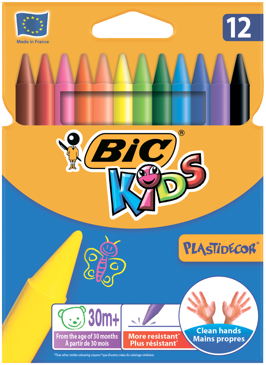 

Мел цветной Bic Plastidecor круглый 12 шт (bc945764)