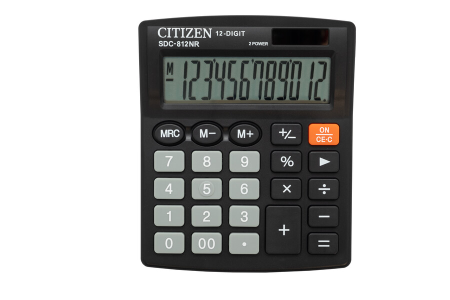 

Калькулятор Citizen SDC-812NR 12 разрядов (SDC812NR)