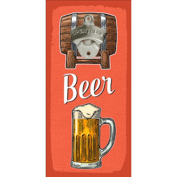 

Открывалка Beer бутылок на стену