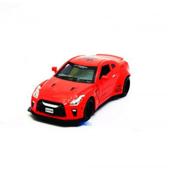 

Машинка Nissan GTR из серии Автопром красная (7862)