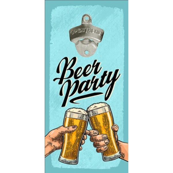 

Открывалка Beer бутылок на стену Party ( 124735)