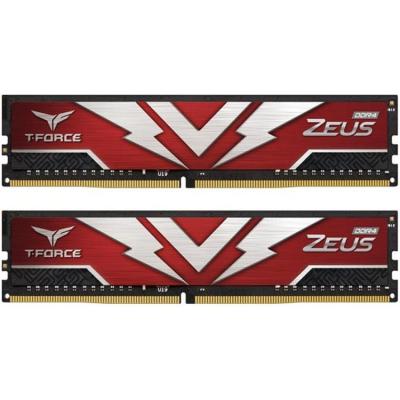 

Модуль памяти для компьютера DDR4 16GB (2x8GB) 3200 MHz T-Force Zeus Red Team (TTZD416G3200HC20DC01)