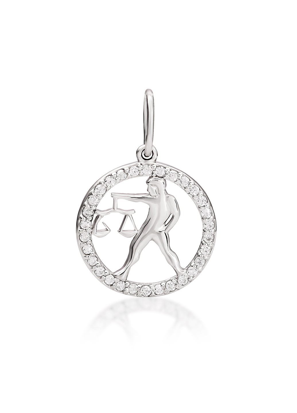 

Серебряный подвес весы HARMONY с30223 бел. с30223