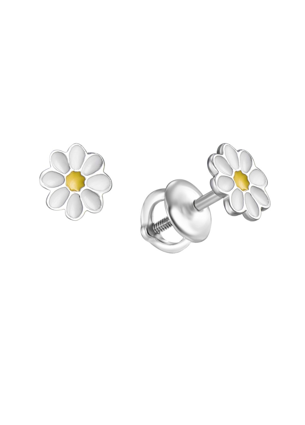 

Серебряные серьги пуссеты HARMONY 923227 бел 923227