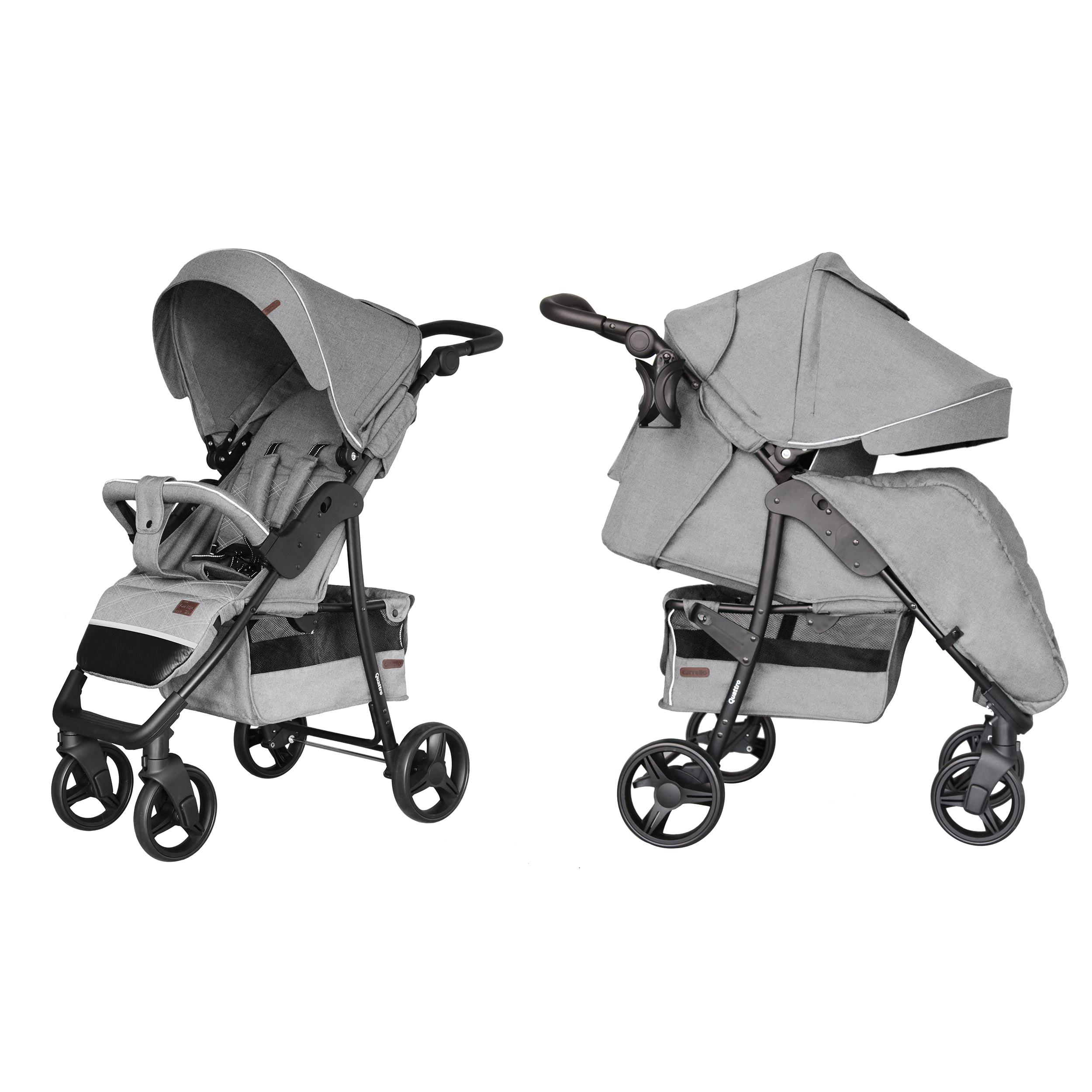 

Коляска прогулочная CARRELLO Quattro CRL-8502/3 Shark Grey
