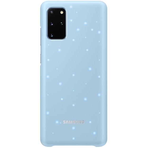 

Светодиодный чехол накладка Samsung Led Back Cover Galaxy S20 Plus + 5G EF-KG985 sky blue