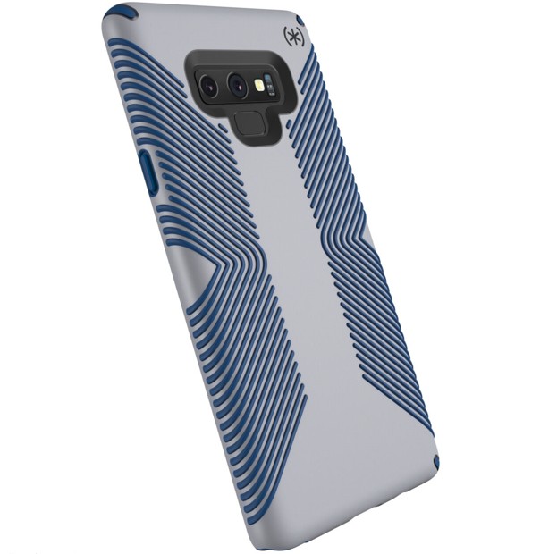 

​Противоударный чехол бампер Speck Presidio Grip Designed for Impact Samsung Galaxy Note 9 N960 Microchip Grey/Ballpoint Blue