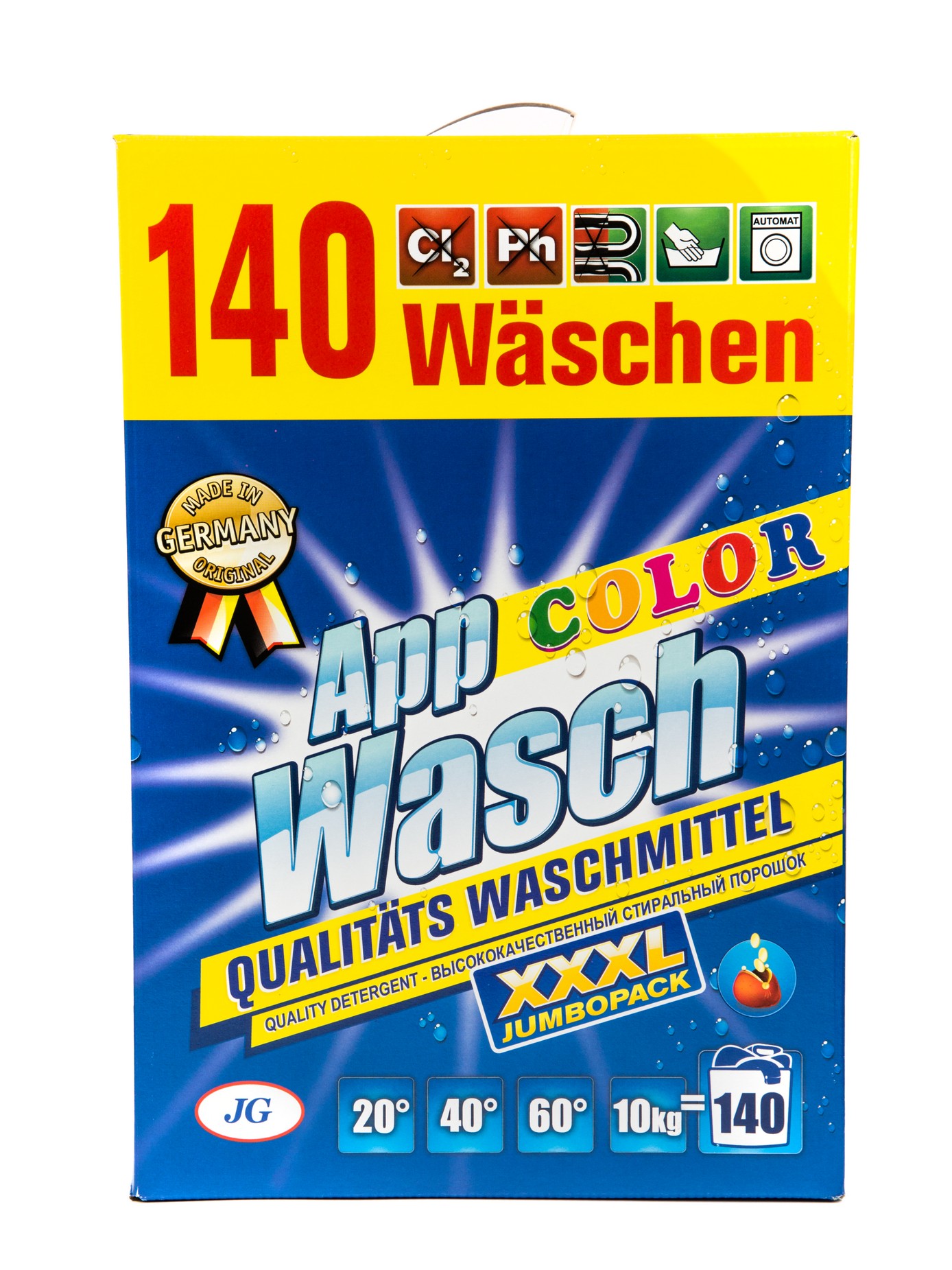

Стиральный порошок AppWasch Color 10 кг