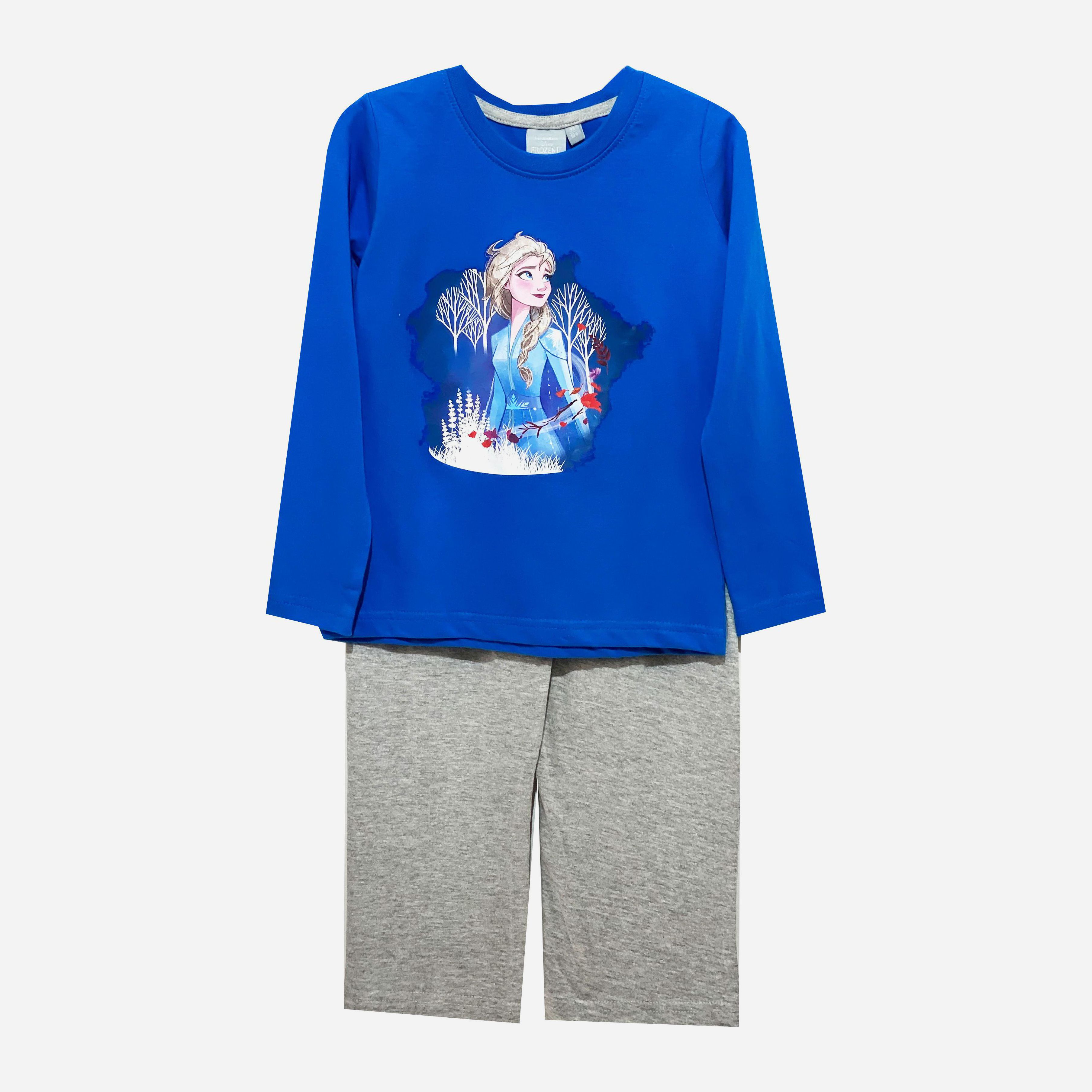 

Пижама (футболка с длинными рукавами + штаны) Disney LID51476 98-104 см Синий/Серый