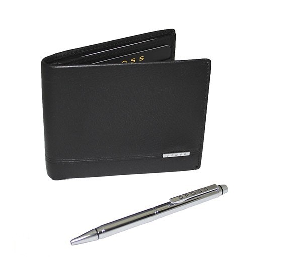 

Подарочный набор CROSS SLIM WALLET & AGENDA PEN SET (портмоне+ручка)