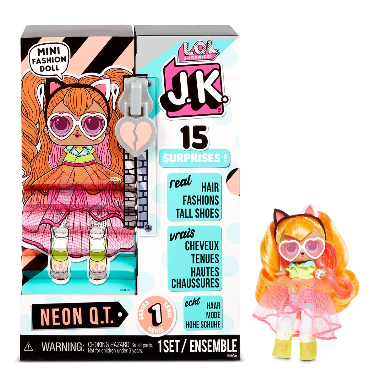

Игровой набор с куклой L.O.L. Surprise! серии J.K." - Леди-Неон"