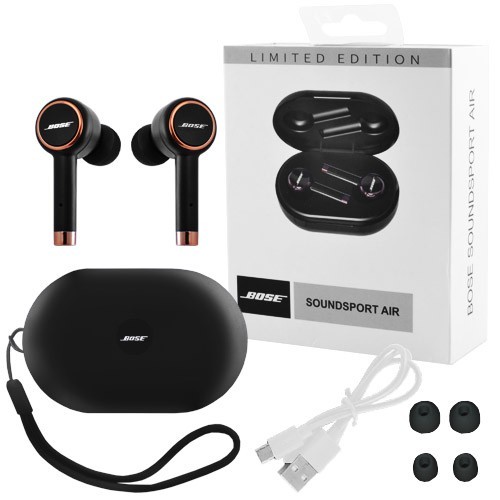 

Беспроводные bluetooth-наушники SoundSport Air с кейсом, black